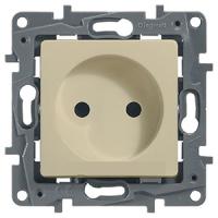 купить Этика бежевый розетка скрытая 1-мест IP20  в Ухте Этика бежевый розетка скрытая 1-мест IP20