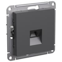 купить Атлас базальт розетка RJ45 скрытая 1-ая  в Ухте Атлас базальт розетка RJ45 скрытая 1-ая