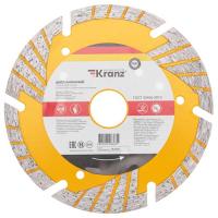 купить Диск алмазный сегментный турбо 125*22,2мм с защитными секторами Kranz в Ухте Диск алмазный сегментный турбо 125*22,2мм с защитными секторами Kranz