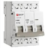 Автомат 3Р 16А C 4,5кА ВА47-63N EKF PROxima