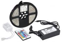 купить Лента свд 12В 14,4Вт/м 60свд/м RGB 5050 IP65 IEK 5м комплект в Ухте Лента свд 12В 14,4Вт/м 60свд/м RGB 5050 IP65 IEK 5м комплект
