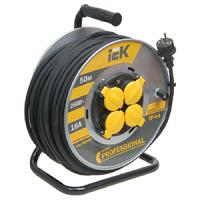 купить Удлинитель 4-мест 50м КГ 3*2,5 черный катушка металл IP44 IEK в Ухте Удлинитель 4-мест 50м КГ 3*2,5 черный катушка металл IP44 IEK