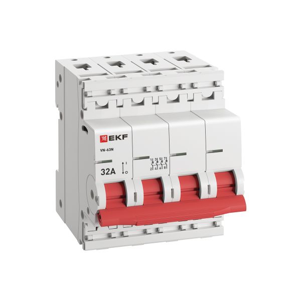 Выключатель нагрузки 4Р 32А ВН-63N EKF PROxima