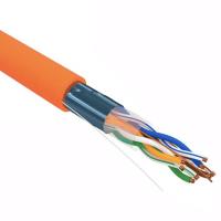 купить Кабель витая пара F/UTP, CAT 5e, ZH нг(А)-HF, 4PR, 24AWG, INDOOR, SOLID, оранжевый, 305м, REXANT в Ухте Кабель витая пара F/UTP, CAT 5e, ZH нг(А)-HF, 4PR, 24AWG, INDOOR, SOLID, оранжевый, 305м, REXANT