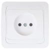 купить Классико белый розетка скрытая 1-мест IP20  в Ухте Классико белый розетка скрытая 1-мест IP20