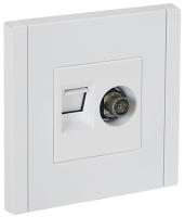 купить Фортепиано белый механизм RJ45+TV скрытая 2-ая кат.5е в Ухте Фортепиано белый механизм RJ45+TV скрытая 2-ая кат.5е
