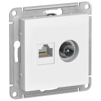 купить Атлас лотос розетка RJ45+TV оконечная скрытая 2-ая  в Ухте Атлас лотос розетка RJ45+TV оконечная скрытая 2-ая