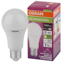 купить Лампа светодиодная 220В Е27 10Вт 4000К 1055лм стандарт A60 матовая Osram АБ комплект 10шт в Ухте Лампа светодиодная 220В Е27 10Вт 4000К 1055лм стандарт A60 матовая Osram АБ комплект 10шт