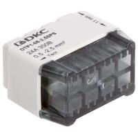 Клемма 8*2,5мм2 компактная серый DKC упак (25 шт)