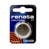 купить Батарейка дисковая CR2430 BL1 Renata  в Ухте Батарейка дисковая CR2430 BL1 Renata