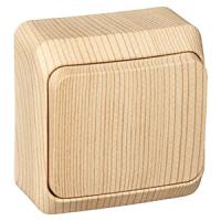 Этюд сосна выключатель 1кл открытая 10А IP20 