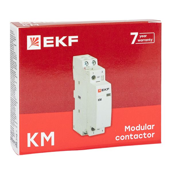 Контактор модульный 25А 230В 1НО 1НЗ КМ EKF