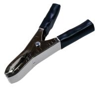 купить Зажим-крокодил 50А черный пвх в Ухте Зажим-крокодил 50А черный пвх