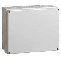 купить Коробка 240*195*90 квадрат серый IP44 КМ41271  в Ухте Коробка 240*195*90 квадрат серый IP44 КМ41271