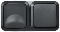 купить TORS Блок розетка + выключ. гор. 16А IP55 TS142 графит IEK в Ухте TORS Блок розетка + выключ. гор. 16А IP55 TS142 графит IEK