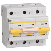 Автомат 3Р 20А C 10кА ВА47-100 IEK 