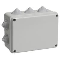 Коробка 150*110*70 прямоугольник серый IP44 КМ41241 