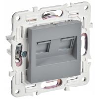 купить Сканди серый механизм RJ45 2x8(8) скрытая 2-ая Cat5e в Ухте Сканди серый механизм RJ45 2x8(8) скрытая 2-ая Cat5e