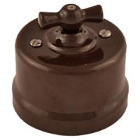 купить Бирони коричневый переключатель 1кл открытая 10А IP40 пластик в Ухте Бирони коричневый переключатель 1кл открытая 10А IP40 пластик