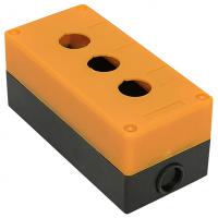 Корпус КП 103 пластиковый 3 кнопки желтый PROxima EKF