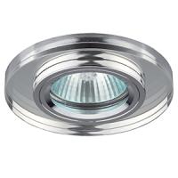 купить Светильник точечный GU5.3 круг хром/зеркальный встраиваемый  в Ухте Светильник точечный GU5.3 круг хром/зеркальный встраиваемый