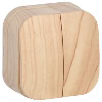 Глори сосна выключатель 2кл открытая 10А IP20 