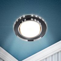купить Встраиваемый светильник со светодиодной подсветкой ЭРА DK LD51 BK GX53 черный в Ухте Встраиваемый светильник со светодиодной подсветкой ЭРА DK LD51 BK GX53 черный