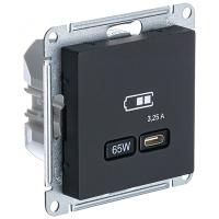 купить Атлас карбон розетка USB скрытая 1-ая тип-C 65Вт в Ухте Атлас карбон розетка USB скрытая 1-ая тип-C 65Вт