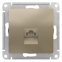 купить Атлас шампань розетка RJ45 8(8) скрытая 1-ая   в Ухте Атлас шампань розетка RJ45 8(8) скрытая 1-ая