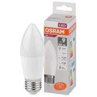 купить Лампа свеча свд Е27 10Вт 4000К 800лм B75 матовая Osram LED Value в Ухте Лампа свеча свд Е27 10Вт 4000К 800лм B75 матовая Osram LED Value