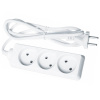 Удлинитель 3-мест 5м ПВС 2*1 белый Navigator  