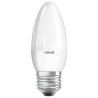 купить Лампа свд 220В E27 6,5Вт 4000К 550лм свеча B35 матовая Osram  LED Star в Ухте Лампа свд 220В E27 6,5Вт 4000К 550лм свеча B35 матовая Osram  LED Star