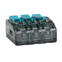 Клемма 3*4,0мм2 с рычажком прозрачный КЭАЗ OptiKit СМК 221-413 (4 шт)