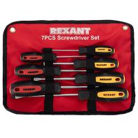 купить Набор отверток 7шт (SL 3, 5, 6, 6, PH 0, 1, 2) Rexant в Ухте Набор отверток 7шт (SL 3, 5, 6, 6, PH 0, 1, 2) Rexant
