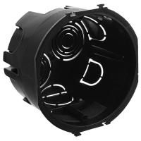 купить Коробка 65*45 круг бетон IP20  DKC черная в Ухте Коробка 65*45 круг бетон IP20  DKC черная