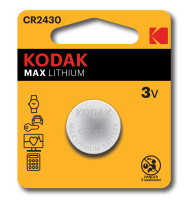 купить Батарейка дисковая CR2430 BL1 Kodak  в Ухте Батарейка дисковая CR2430 BL1 Kodak