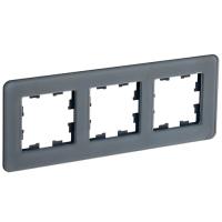 купить Брайт стекло графит рамка 3-ая универсально  в Ухте Брайт стекло графит рамка 3-ая универсально