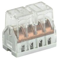 Клемма 8*2,5мм2 компактная прозрачный IEK 4шт