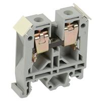 Зажим клеммный DIN-рейка 6мм2 50А серый IEK