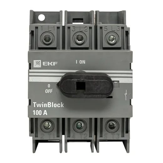 Рубильник 3Р 100А TwinBlock EKF  