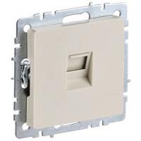 купить Брайт бежевый розетка RJ45 скрытая 1-ая Cat5e в Ухте Брайт бежевый розетка RJ45 скрытая 1-ая Cat5e