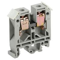 Зажим клеммный DIN-рейка 16мм2 85А серый IEK 