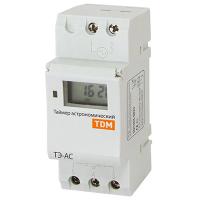 Таймер цифровой астрономический суточный ТЭ-АС 16А 230V 8 программ