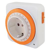 Таймер розеточный 16А механический сутки IP20 белый ТРМ-02 TDM 