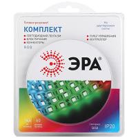 купить Лента свд 12В 14,4Вт/м 60свд/м RGB 5050 IP20 ЭРА 5м комплект в Ухте Лента свд 12В 14,4Вт/м 60свд/м RGB 5050 IP20 ЭРА 5м комплект