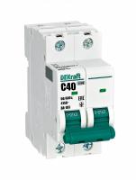 Автомат 2Р 40А C 6кА ВА-103 DEKraft , 