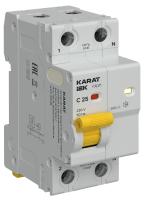 KARAT УЗДП c авт. выкл. 1P+N C 25A IEK