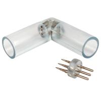 купить Дюралайт коннектор L-образный для дюралайта 3W d13мм в Ухте Дюралайт коннектор L-образный для дюралайта 3W d13мм