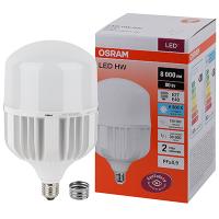 купить Лампа свд E27/Е40 80Вт 6500К 8000лм Т138 цилиндр матовый Osram  в Ухте Лампа свд E27/Е40 80Вт 6500К 8000лм Т138 цилиндр матовый Osram