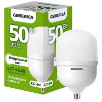 купить Лампа свд E27/Е40 50Вт 4000К 5000лм HP цилиндр матовый Generica  в Ухте Лампа свд E27/Е40 50Вт 4000К 5000лм HP цилиндр матовый Generica